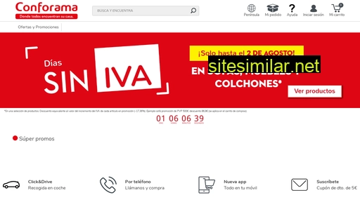 conforama.es alternative sites