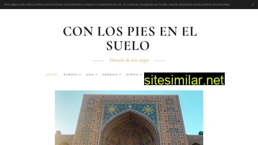 conlospiesenelsuelo.es alternative sites
