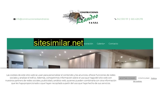 construccionesleandrosl.es alternative sites
