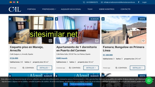 corredoresinmobiliarioslanzarote.es alternative sites