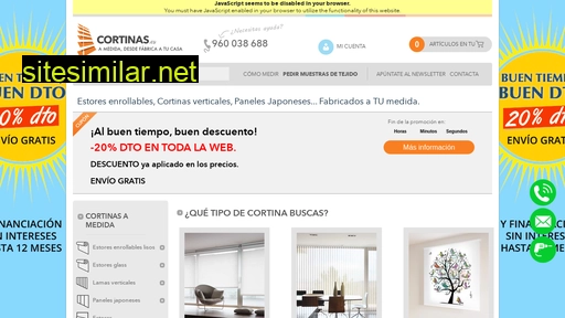 cortinas.es alternative sites