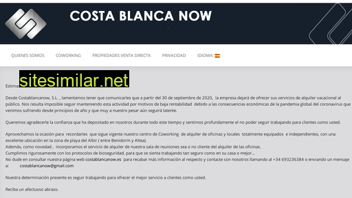 costablancanow.es alternative sites