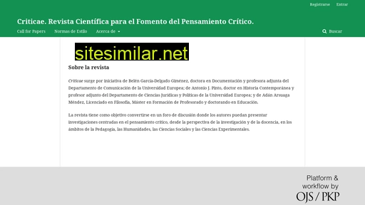 criticae.es alternative sites