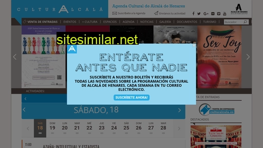 culturalcala.es alternative sites