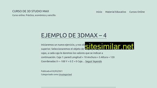 curso3dstudiomax.com.es alternative sites