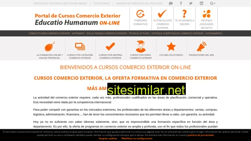 cursoscomercioexterior-online.es alternative sites