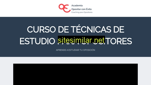 cursotecnicasdeestudioparaopositores.es alternative sites