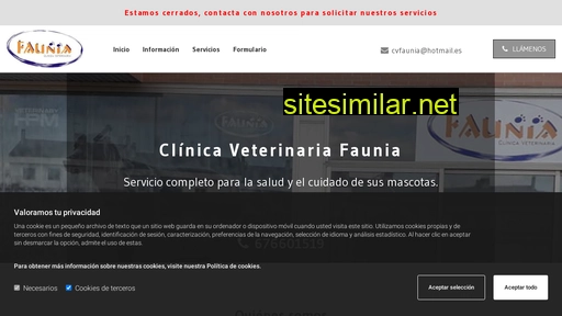 cvfaunia.es alternative sites
