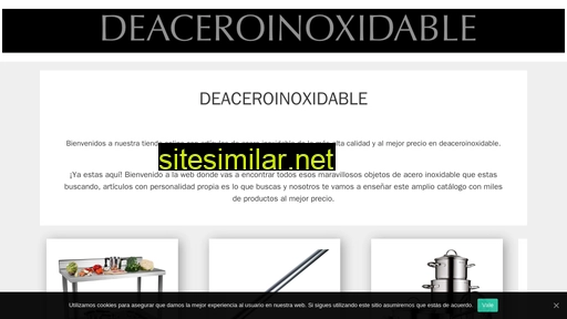 deaceroinoxidable.com.es alternative sites