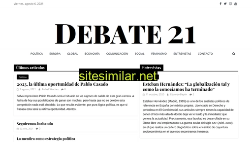 Debate21 similar sites