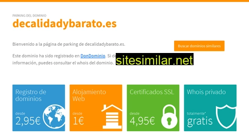 decalidadybarato.es alternative sites