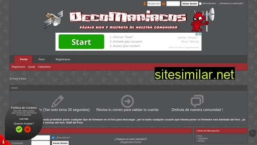 decomaniacos.es alternative sites