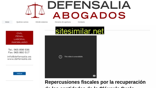 defensalia.es alternative sites