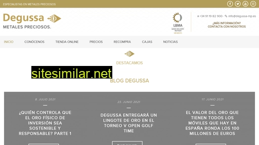 degussa-mp.es alternative sites