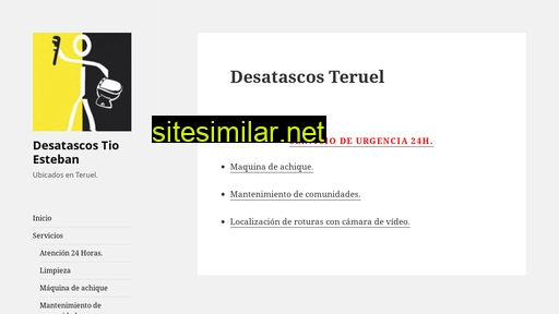 desatascosteruel.es alternative sites