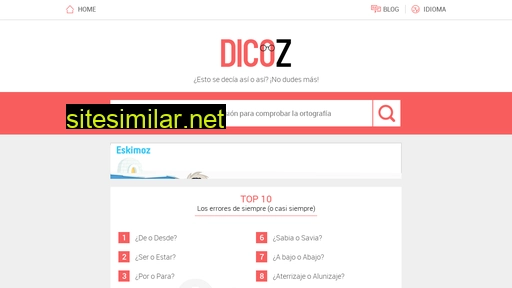 dicoz.es alternative sites