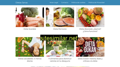 dietas-sanas.es alternative sites