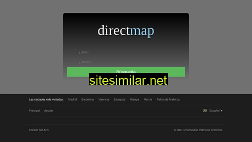 directmap.es alternative sites