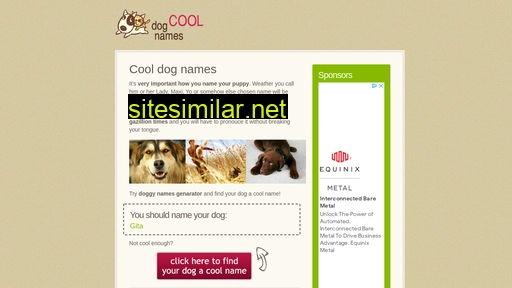 Dognames similar sites