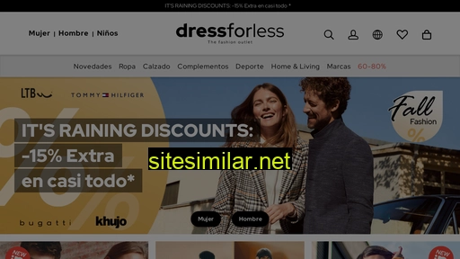 dress-for-less.es alternative sites