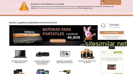 duracelldirect.es alternative sites