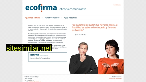 ecofirma.es alternative sites