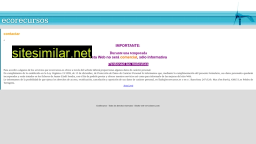 ecorecursos.es alternative sites
