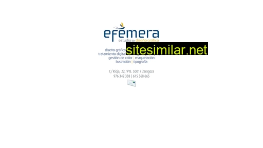 Efemera similar sites