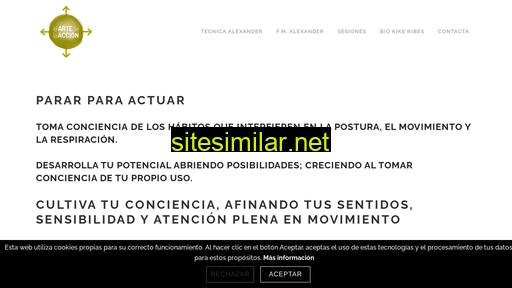 elartedelaaccion.es alternative sites