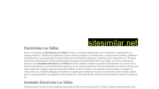 electricistaslastablas.com.es alternative sites