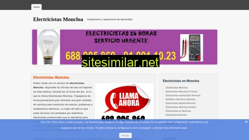 electricistasmoncloa.es alternative sites