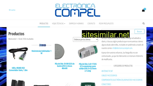 electronicacompel.es alternative sites