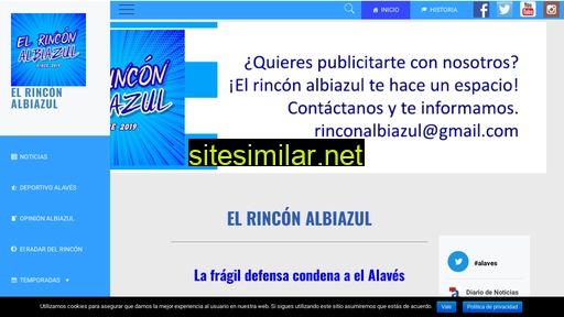 elrinconalbiazul.es alternative sites