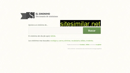 elsinonimo.es alternative sites
