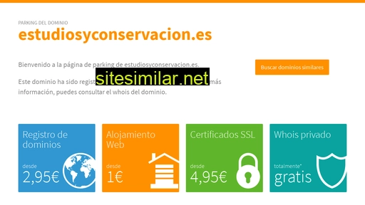 estudiosyconservacion.es alternative sites