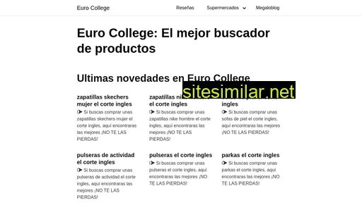 eurocollege.es alternative sites