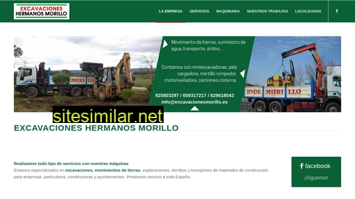 excavacionesmorillo.es alternative sites