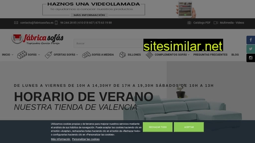 fabricasofas.es alternative sites