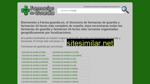 farma-guardia.es alternative sites