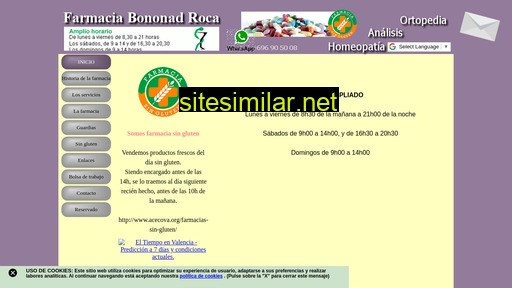 farmaciabononad.es alternative sites