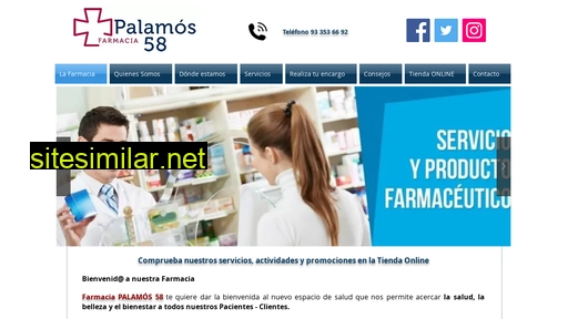 Farmaciapalamos58 similar sites