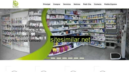 farmaciaplazasanpedro.es alternative sites