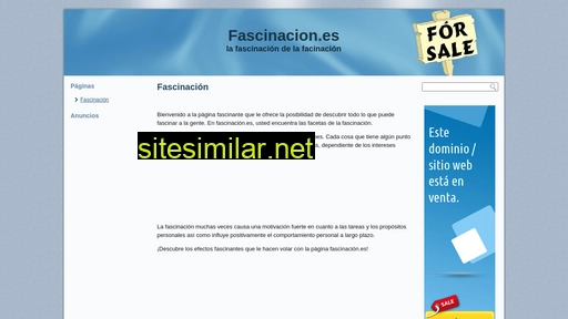 fascinacion.es alternative sites