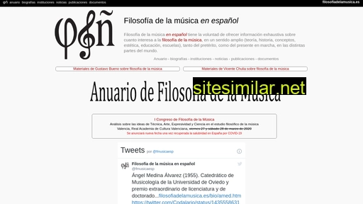 filosofiadelamusica.es alternative sites