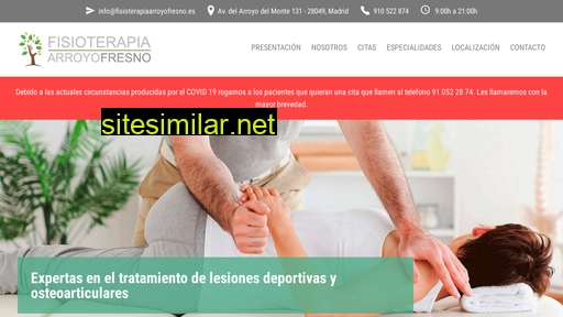 fisioterapiaarroyofresno.es alternative sites