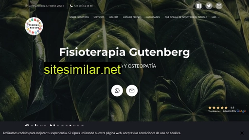 fisioterapiagutenberg.es alternative sites