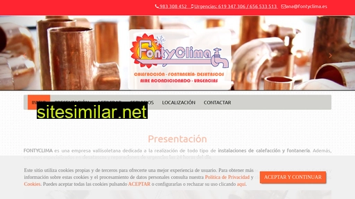 fontyclima.es alternative sites