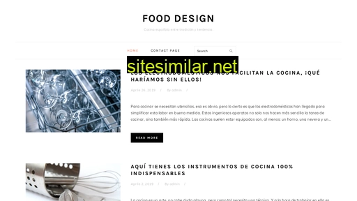 food-design.es alternative sites