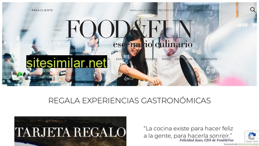 foodandfun.es alternative sites