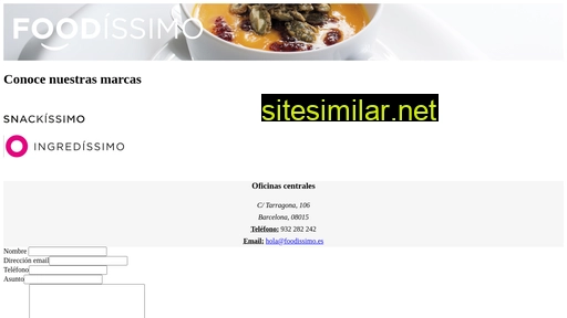 foodissimo.es alternative sites
